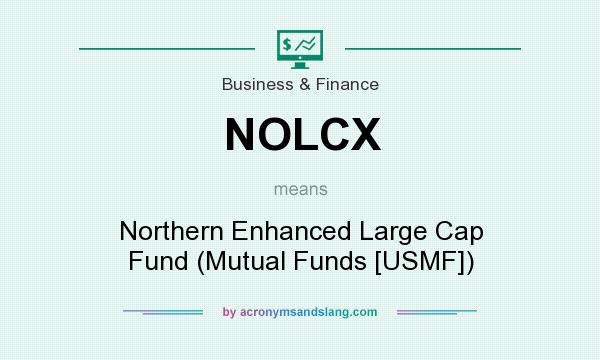 What does NOLCX mean? It stands for Northern Enhanced Large Cap Fund (Mutual Funds [USMF])