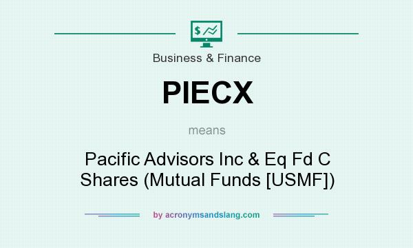 What does PIECX mean? It stands for Pacific Advisors Inc & Eq Fd C Shares (Mutual Funds [USMF])