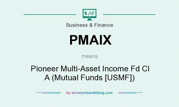 What does PMAIX mean? It stands for Pioneer Multi-Asset Income Fd Cl A (Mutual Funds [USMF])