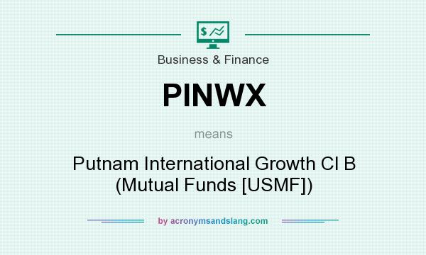 What does PINWX mean? It stands for Putnam International Growth Cl B (Mutual Funds [USMF])