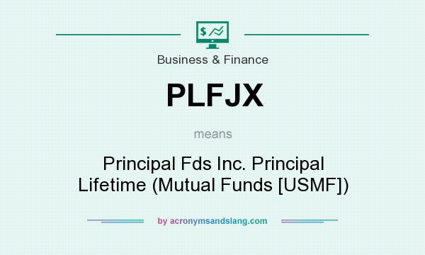 What does PLFJX mean? It stands for Principal Fds Inc. Principal Lifetime (Mutual Funds [USMF])