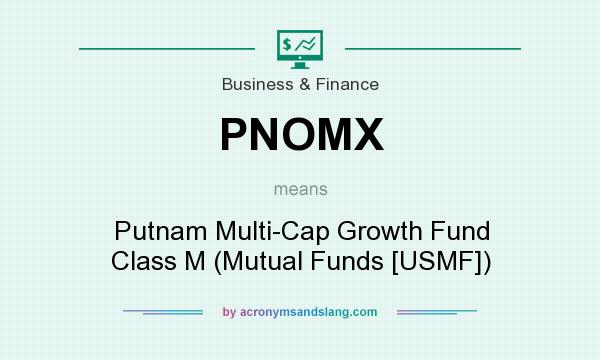 What does PNOMX mean? It stands for Putnam Multi-Cap Growth Fund Class M (Mutual Funds [USMF])