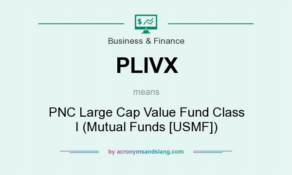 What does PLIVX mean? It stands for PNC Large Cap Value Fund Class I (Mutual Funds [USMF])