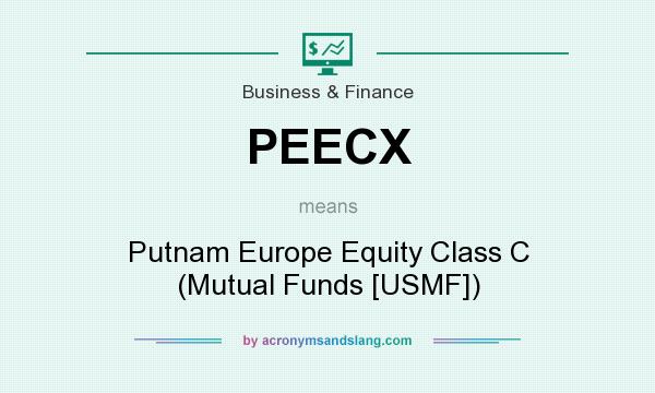 What does PEECX mean? It stands for Putnam Europe Equity Class C (Mutual Funds [USMF])