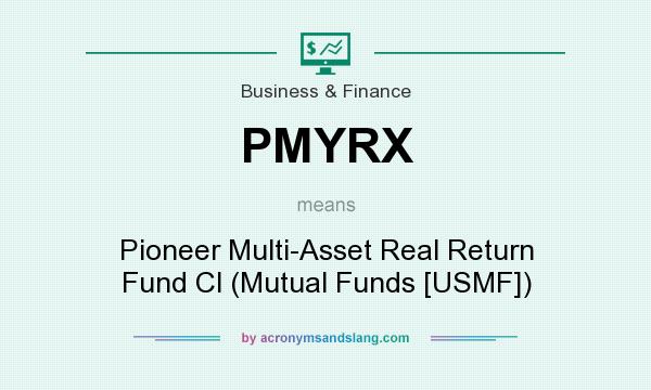 What does PMYRX mean? It stands for Pioneer Multi-Asset Real Return Fund Cl (Mutual Funds [USMF])