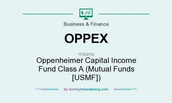 What does OPPEX mean? It stands for Oppenheimer Capital Income Fund Class A (Mutual Funds [USMF])