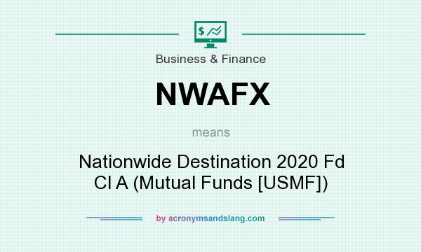 What does NWAFX mean? It stands for Nationwide Destination 2020 Fd Cl A (Mutual Funds [USMF])