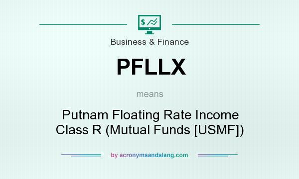 What does PFLLX mean? It stands for Putnam Floating Rate Income Class R (Mutual Funds [USMF])