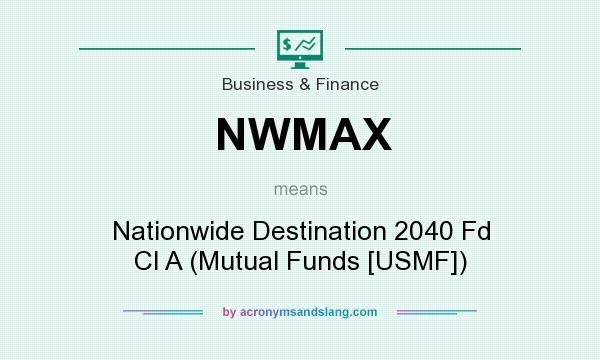 What does NWMAX mean? It stands for Nationwide Destination 2040 Fd Cl A (Mutual Funds [USMF])