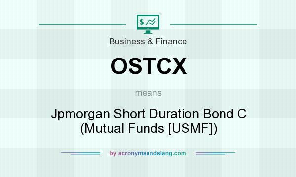 What does OSTCX mean? It stands for Jpmorgan Short Duration Bond C (Mutual Funds [USMF])