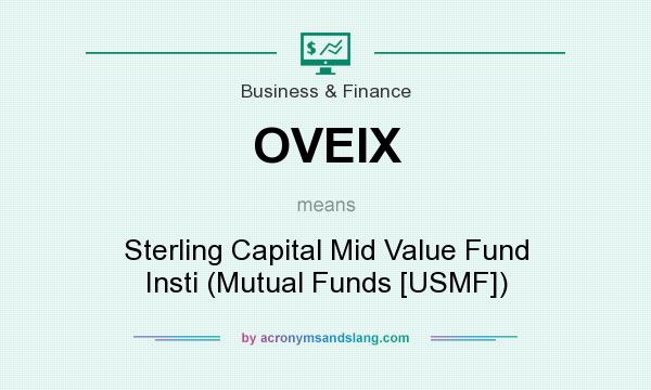 What does OVEIX mean? It stands for Sterling Capital Mid Value Fund Insti (Mutual Funds [USMF])