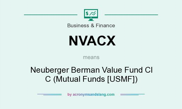What does NVACX mean? It stands for Neuberger Berman Value Fund Cl C (Mutual Funds [USMF])
