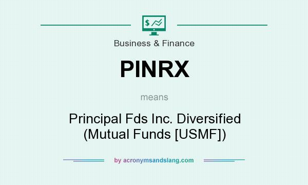 What does PINRX mean? It stands for Principal Fds Inc. Diversified (Mutual Funds [USMF])