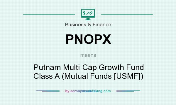 What does PNOPX mean? It stands for Putnam Multi-Cap Growth Fund Class A (Mutual Funds [USMF])
