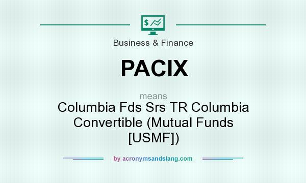 What does PACIX mean? It stands for Columbia Fds Srs TR Columbia Convertible (Mutual Funds [USMF])