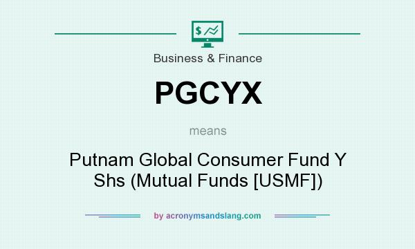 What does PGCYX mean? It stands for Putnam Global Consumer Fund Y Shs (Mutual Funds [USMF])