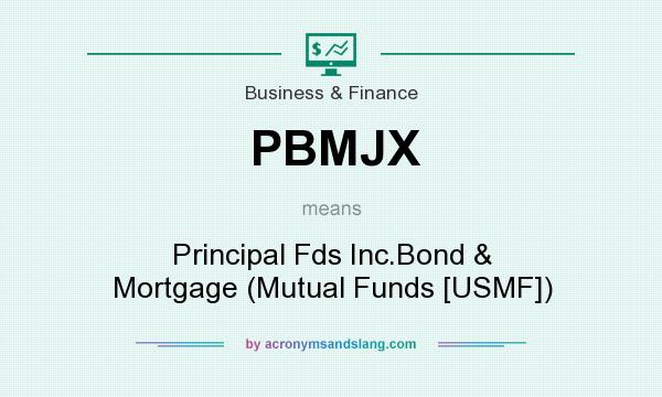 What does PBMJX mean? It stands for Principal Fds Inc.Bond & Mortgage (Mutual Funds [USMF])