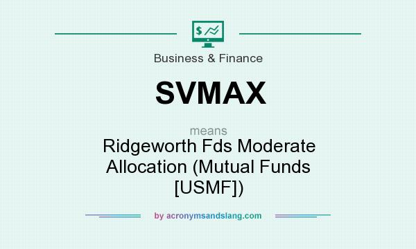 What does SVMAX mean? It stands for Ridgeworth Fds Moderate Allocation (Mutual Funds [USMF])