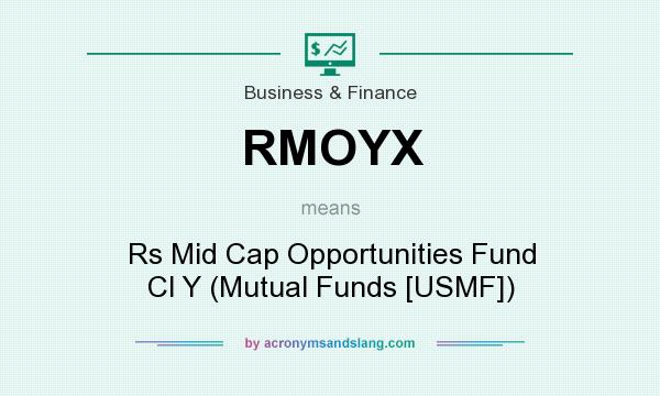 What does RMOYX mean? It stands for Rs Mid Cap Opportunities Fund Cl Y (Mutual Funds [USMF])