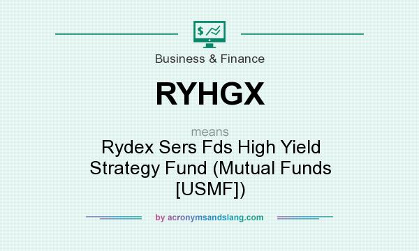 What does RYHGX mean? It stands for Rydex Sers Fds High Yield Strategy Fund (Mutual Funds [USMF])