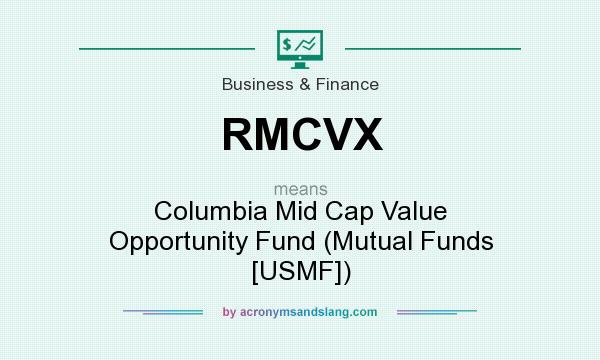 What does RMCVX mean? It stands for Columbia Mid Cap Value Opportunity Fund (Mutual Funds [USMF])