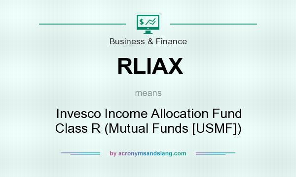 What does RLIAX mean? It stands for Invesco Income Allocation Fund Class R (Mutual Funds [USMF])