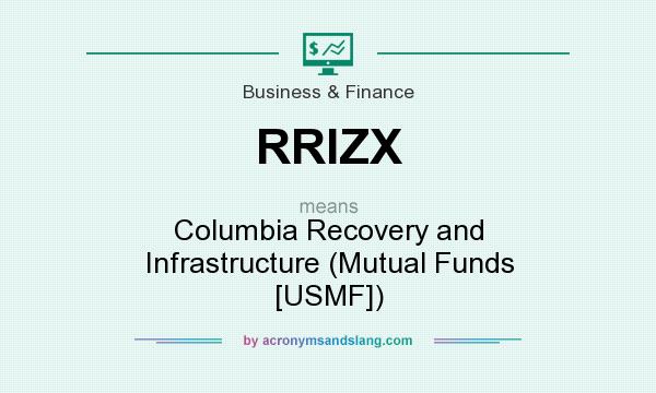 What does RRIZX mean? It stands for Columbia Recovery and Infrastructure (Mutual Funds [USMF])
