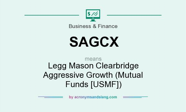 What does SAGCX mean? It stands for Legg Mason Clearbridge Aggressive Growth (Mutual Funds [USMF])