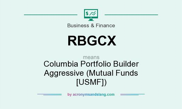 What does RBGCX mean? It stands for Columbia Portfolio Builder Aggressive (Mutual Funds [USMF])