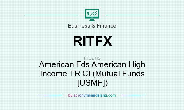 What does RITFX mean? It stands for American Fds American High Income TR Cl (Mutual Funds [USMF])
