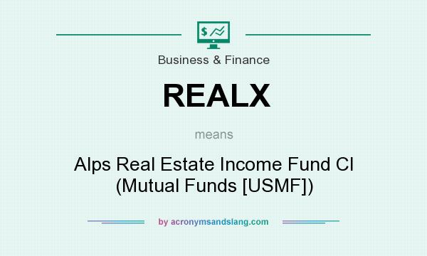 What does REALX mean? It stands for Alps Real Estate Income Fund Cl (Mutual Funds [USMF])