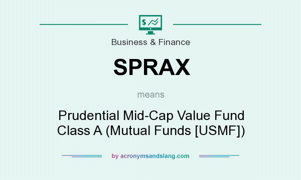 What does SPRAX mean? It stands for Prudential Mid-Cap Value Fund Class A (Mutual Funds [USMF])