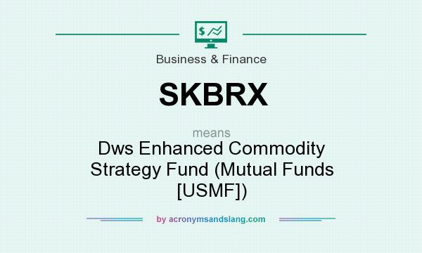 What does SKBRX mean? It stands for Dws Enhanced Commodity Strategy Fund (Mutual Funds [USMF])
