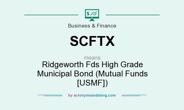 What does SCFTX mean? It stands for Ridgeworth Fds High Grade Municipal Bond (Mutual Funds [USMF])