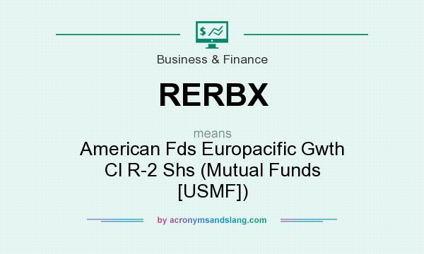 What does RERBX mean? It stands for American Fds Europacific Gwth Cl R-2 Shs (Mutual Funds [USMF])