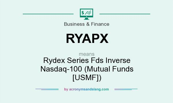 What does RYAPX mean? It stands for Rydex Series Fds Inverse Nasdaq-100 (Mutual Funds [USMF])