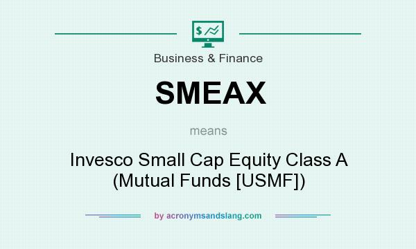 What does SMEAX mean? It stands for Invesco Small Cap Equity Class A (Mutual Funds [USMF])