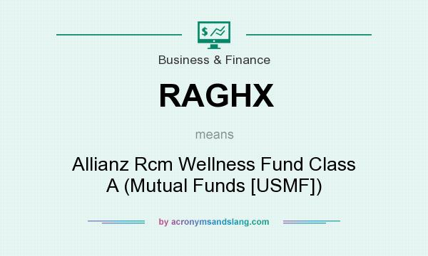 What does RAGHX mean? It stands for Allianz Rcm Wellness Fund Class A (Mutual Funds [USMF])