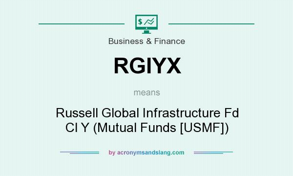 What does RGIYX mean? It stands for Russell Global Infrastructure Fd Cl Y (Mutual Funds [USMF])