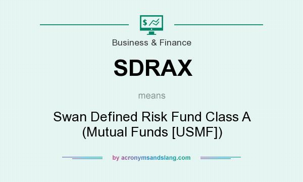 What does SDRAX mean? It stands for Swan Defined Risk Fund Class A (Mutual Funds [USMF])