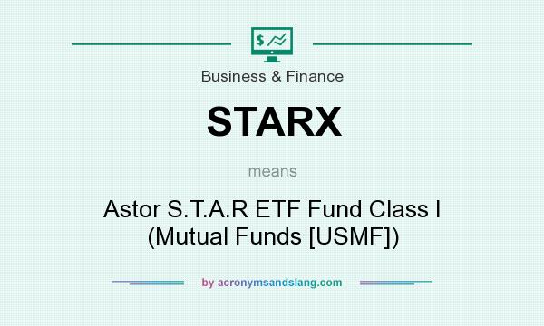 What does STARX mean? It stands for Astor S.T.A.R ETF Fund Class I (Mutual Funds [USMF])