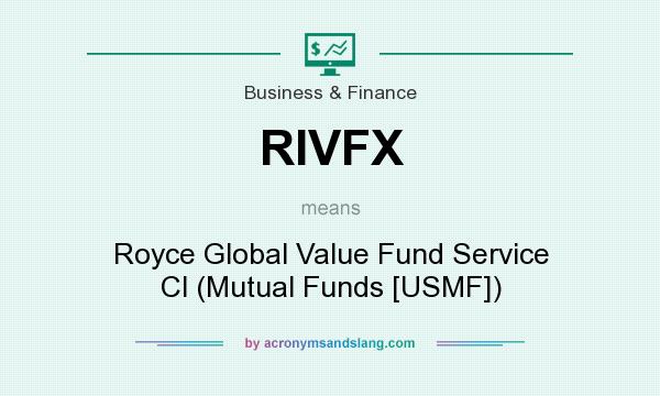 What does RIVFX mean? It stands for Royce Global Value Fund Service Cl (Mutual Funds [USMF])