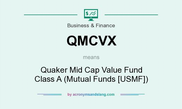 What does QMCVX mean? It stands for Quaker Mid Cap Value Fund Class A (Mutual Funds [USMF])