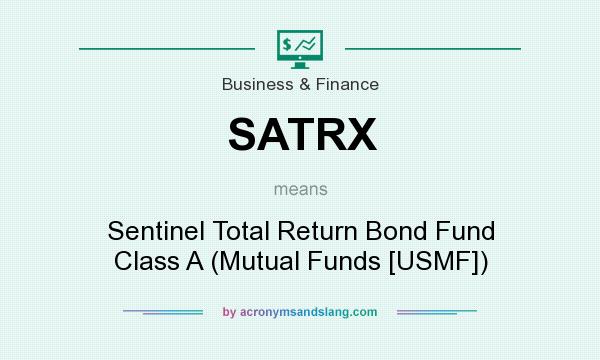 What does SATRX mean? It stands for Sentinel Total Return Bond Fund Class A (Mutual Funds [USMF])