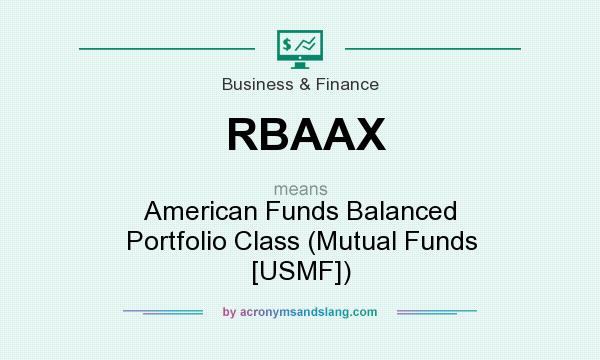 What does RBAAX mean? It stands for American Funds Balanced Portfolio Class (Mutual Funds [USMF])