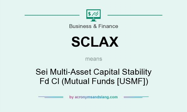 What does SCLAX mean? It stands for Sei Multi-Asset Capital Stability Fd Cl (Mutual Funds [USMF])