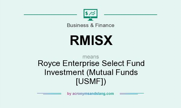 What does RMISX mean? It stands for Royce Enterprise Select Fund Investment (Mutual Funds [USMF])