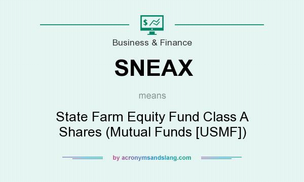 What does SNEAX mean? It stands for State Farm Equity Fund Class A Shares (Mutual Funds [USMF])