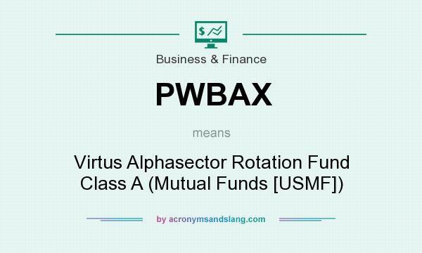 What does PWBAX mean? It stands for Virtus Alphasector Rotation Fund Class A (Mutual Funds [USMF])