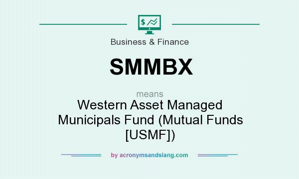 What does SMMBX mean? It stands for Western Asset Managed Municipals Fund (Mutual Funds [USMF])
